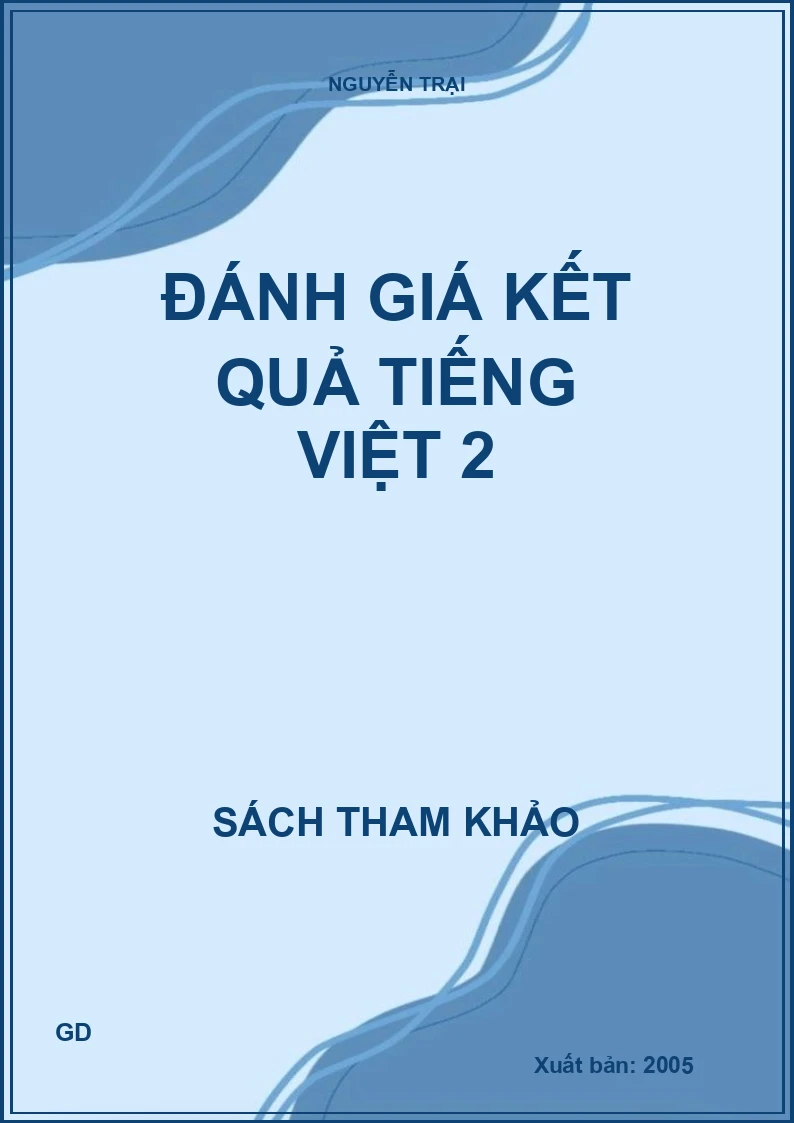 Đánh giá kết quả tiếng việt 2