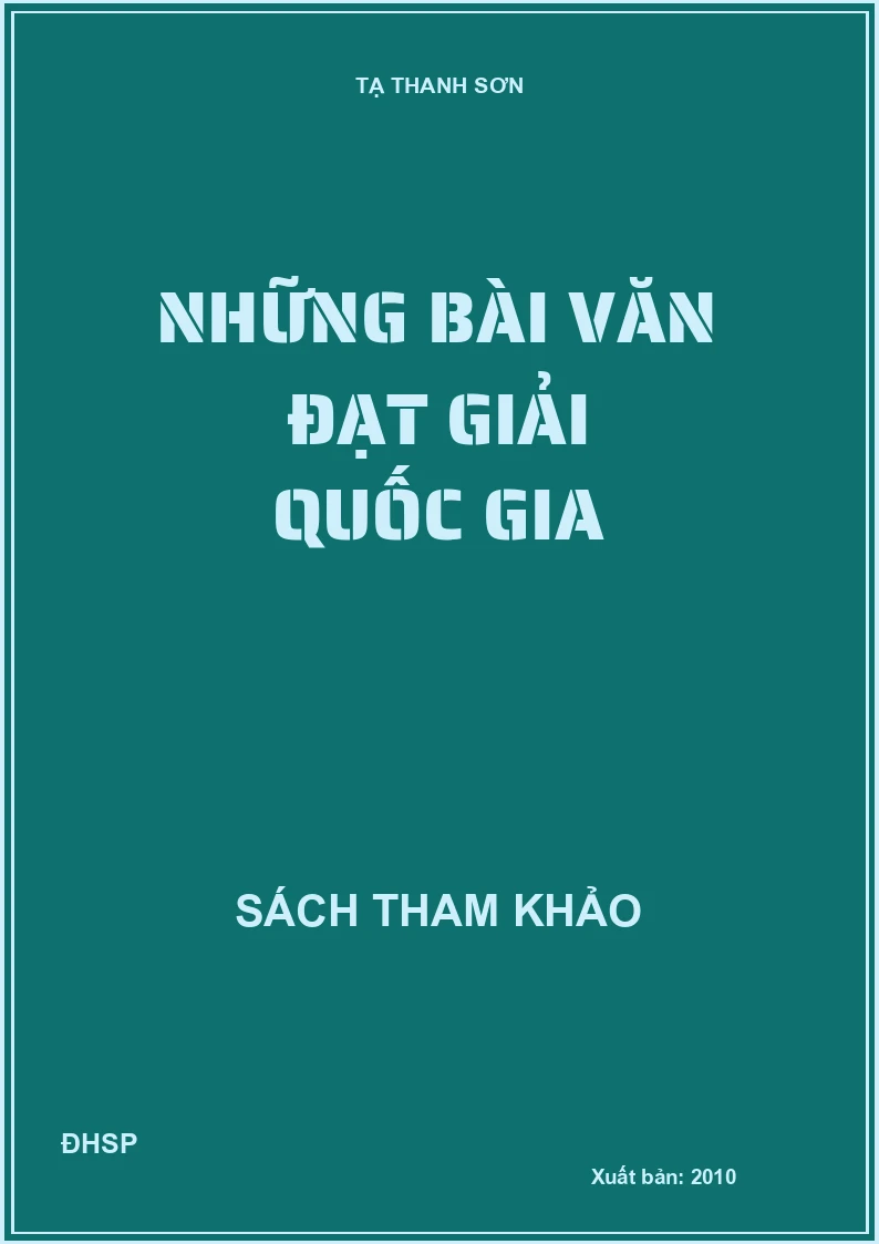 Những bài văn đạt giải quốc gia