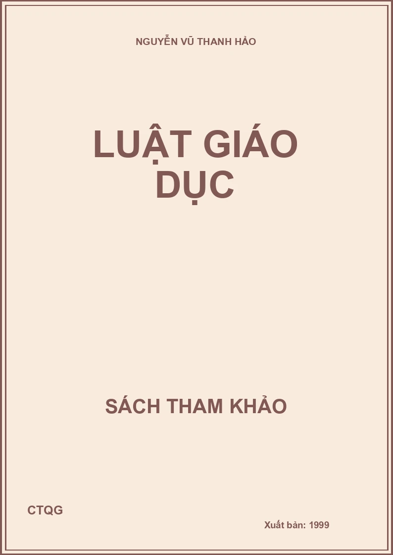 Luật giáo dục