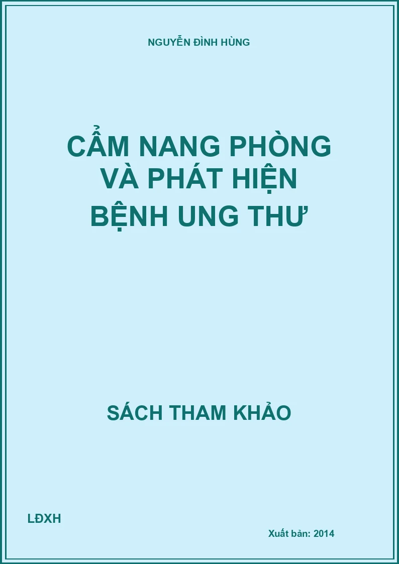 Cẩm nang phòng và phát hiện bệnh ung thư