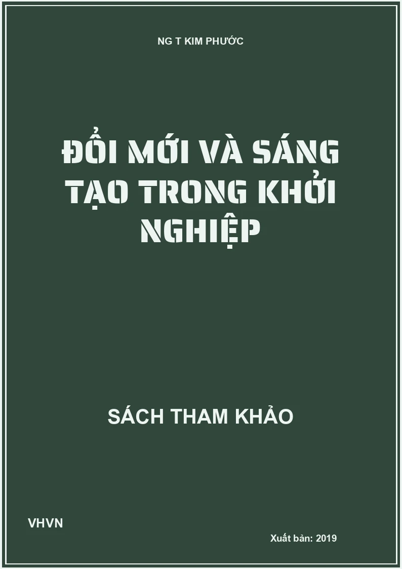 Đổi mới và sáng tạo trong khởi nghiệp