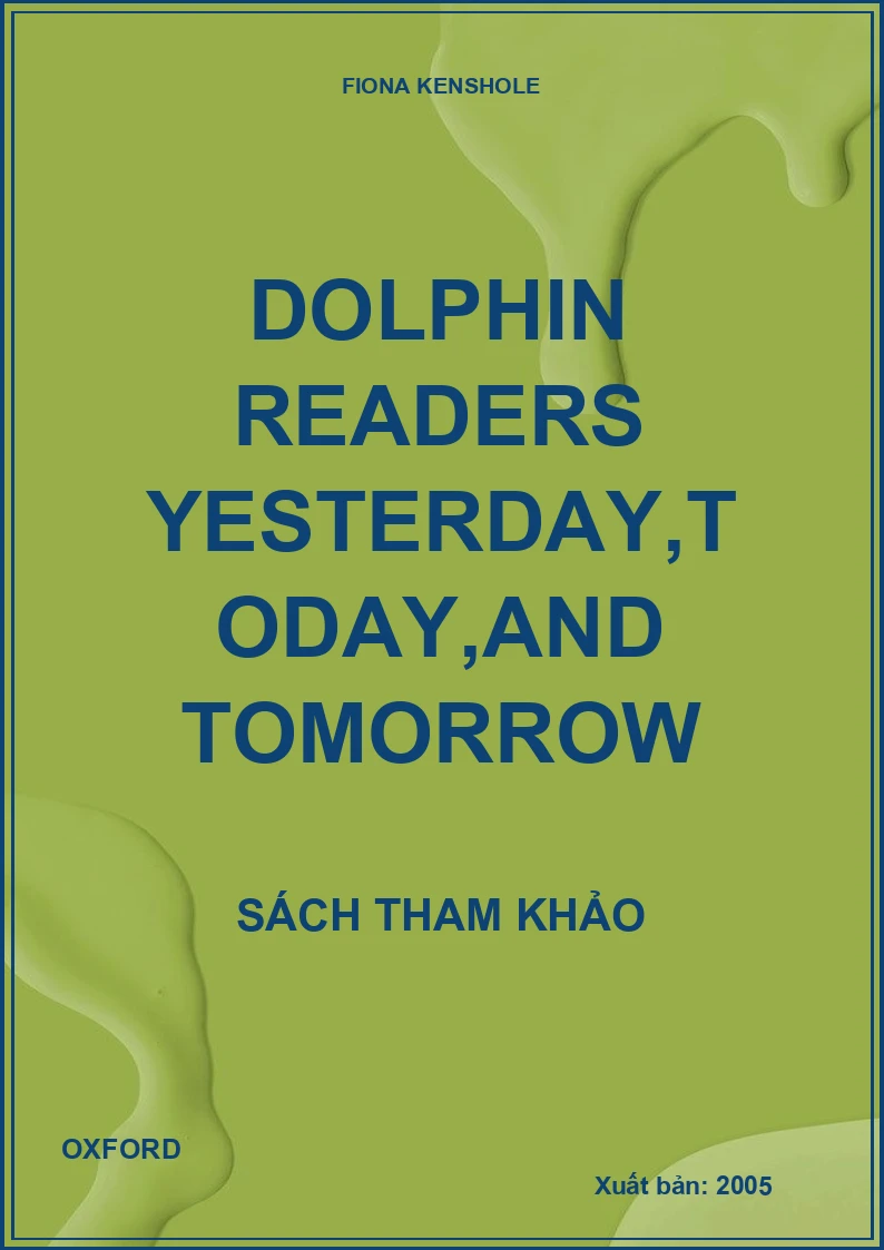 Dolphin readers Yesterday,today,and tomorrow
