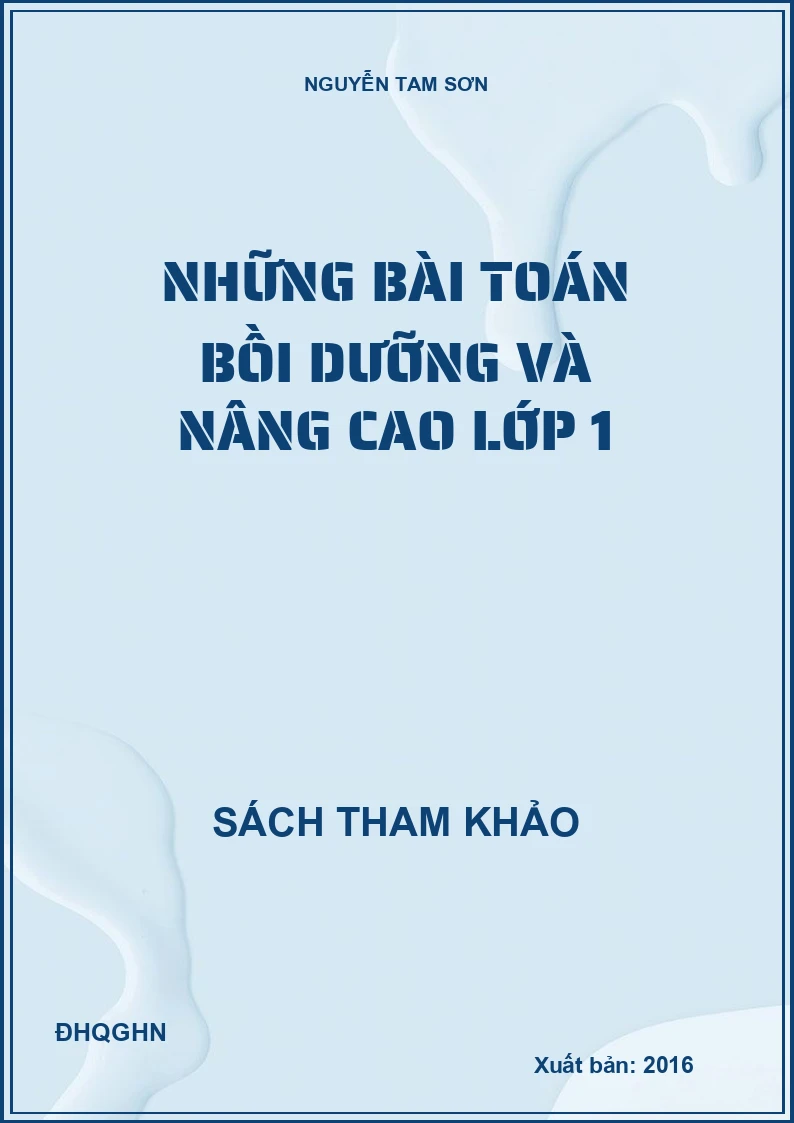 Những bài Toán bồi dưỡng và nâng cao lớp 1