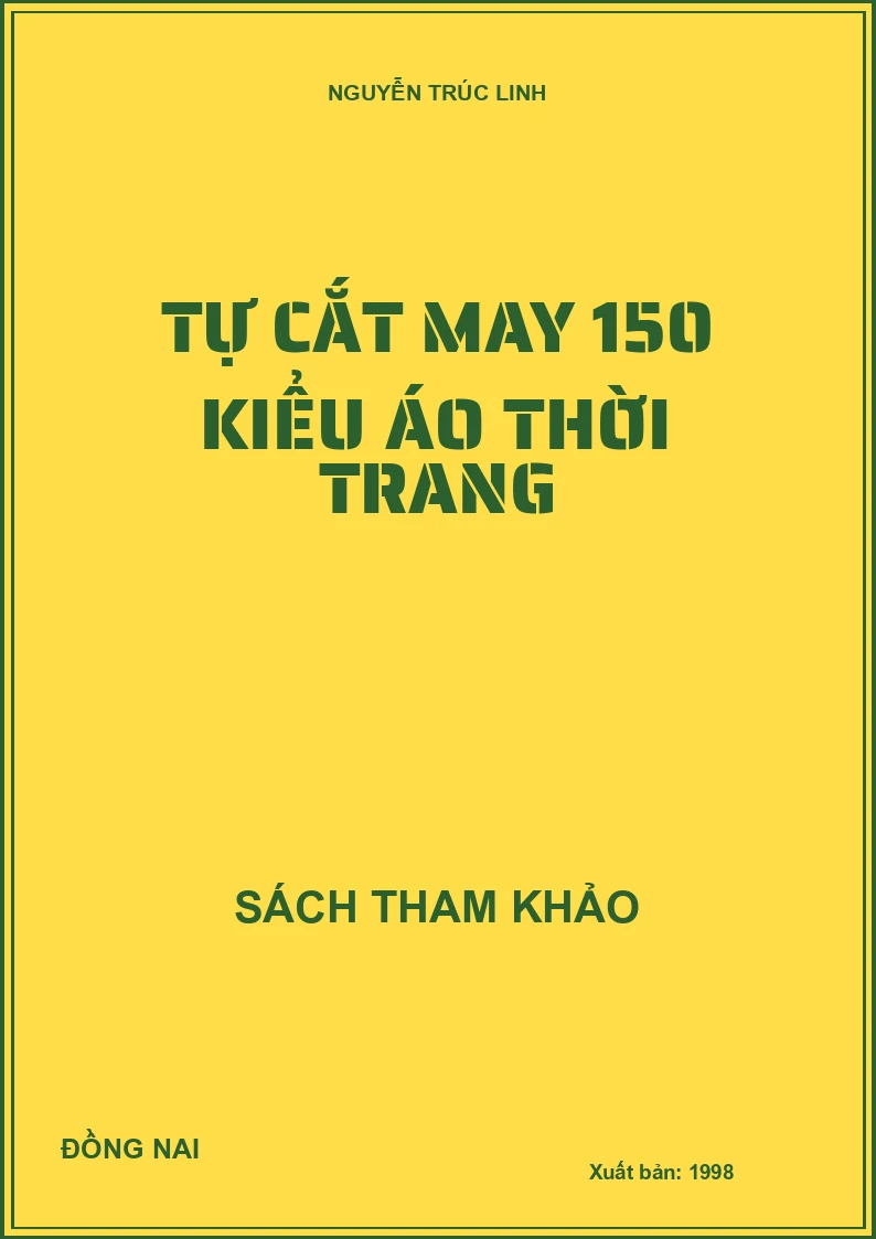 Tự cắt may 150 kiểu áo thời trang