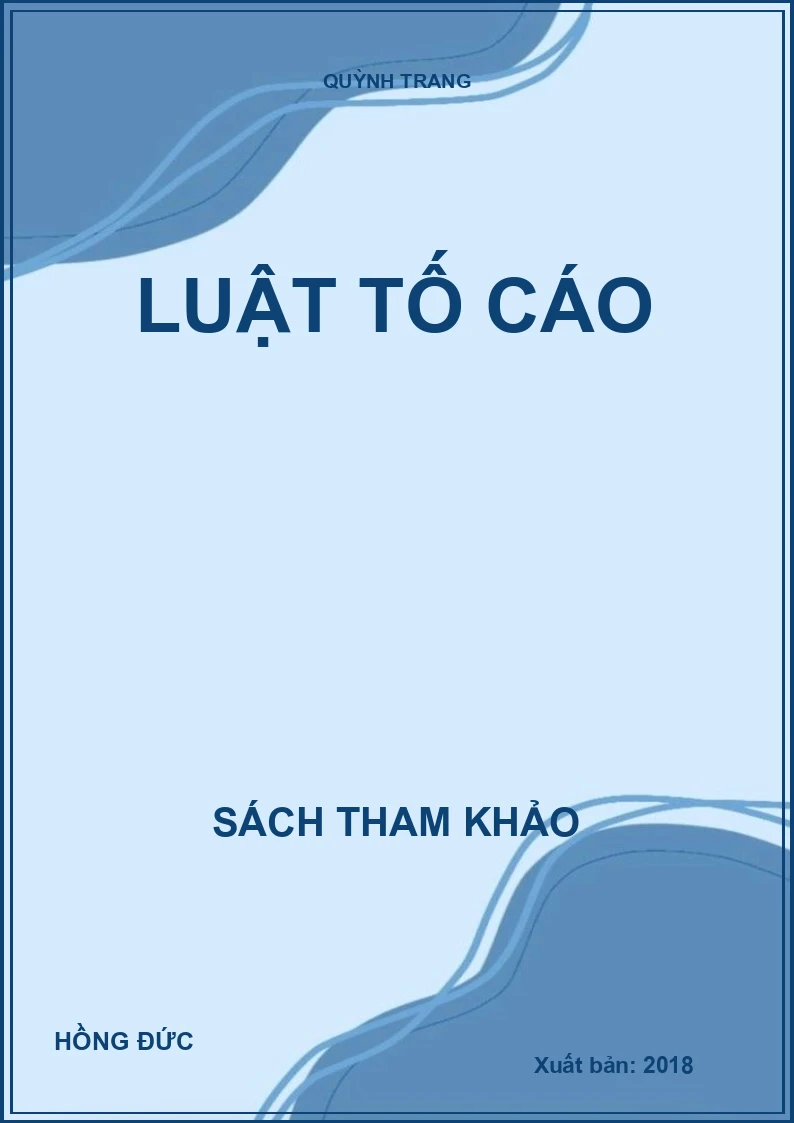 Luật tố cáo