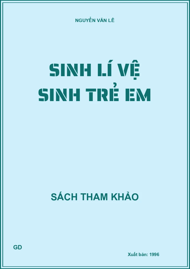 Sinh lí vệ sinh trẻ em