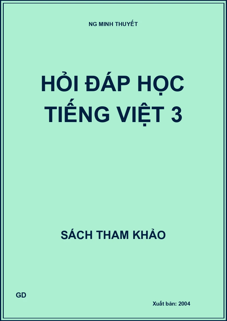 Hỏi đáp học tiếng việt 3