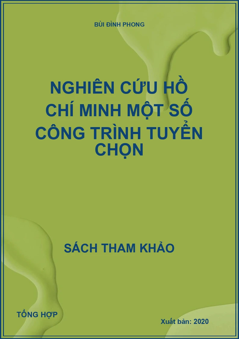 Nghiên cứu Hồ Chí Minh một số công trình tuyển chọn
