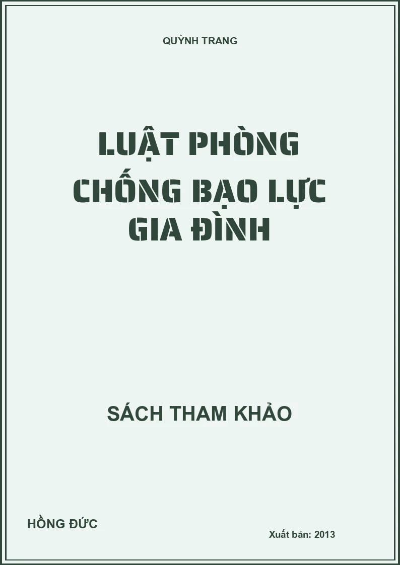 Luật phòng chống bạo lực gia đình