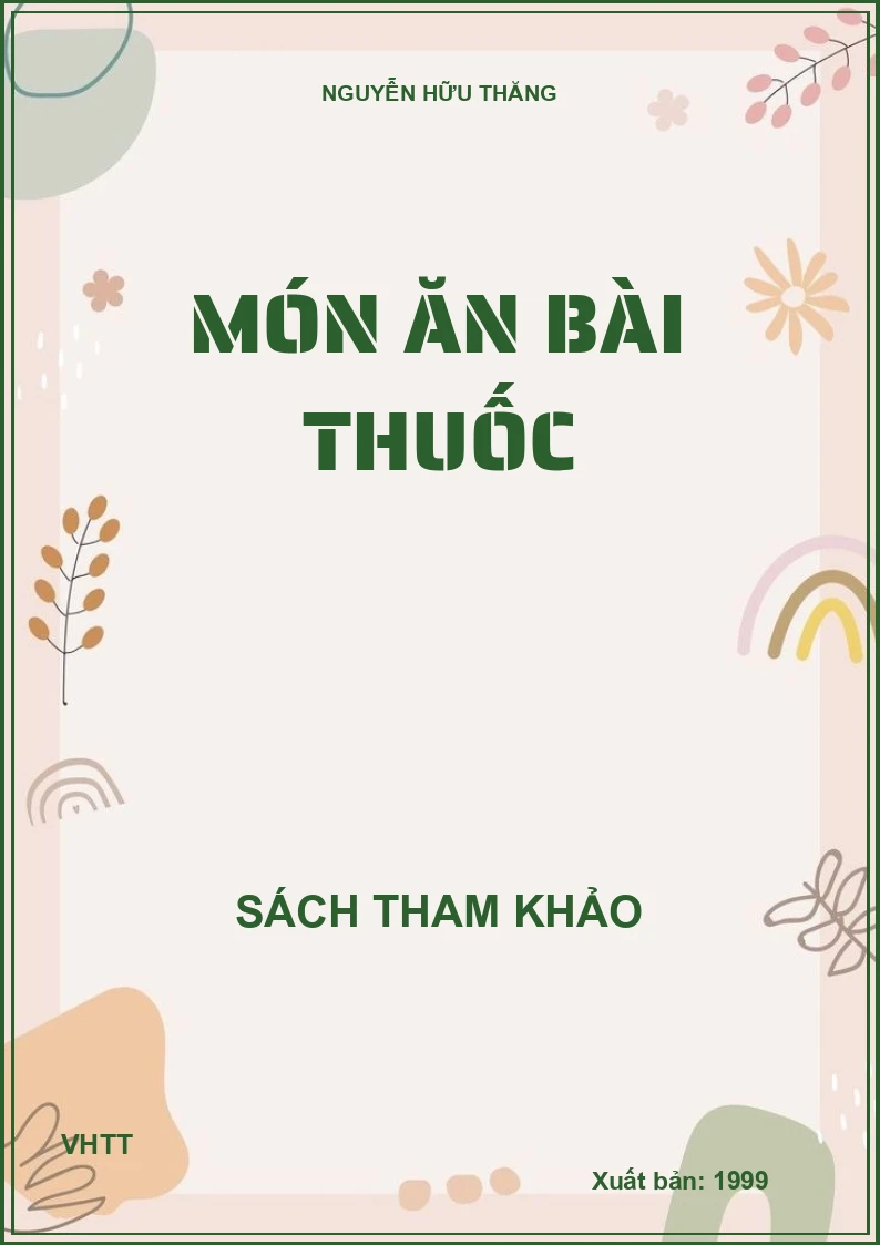 Món ăn bài thuốc