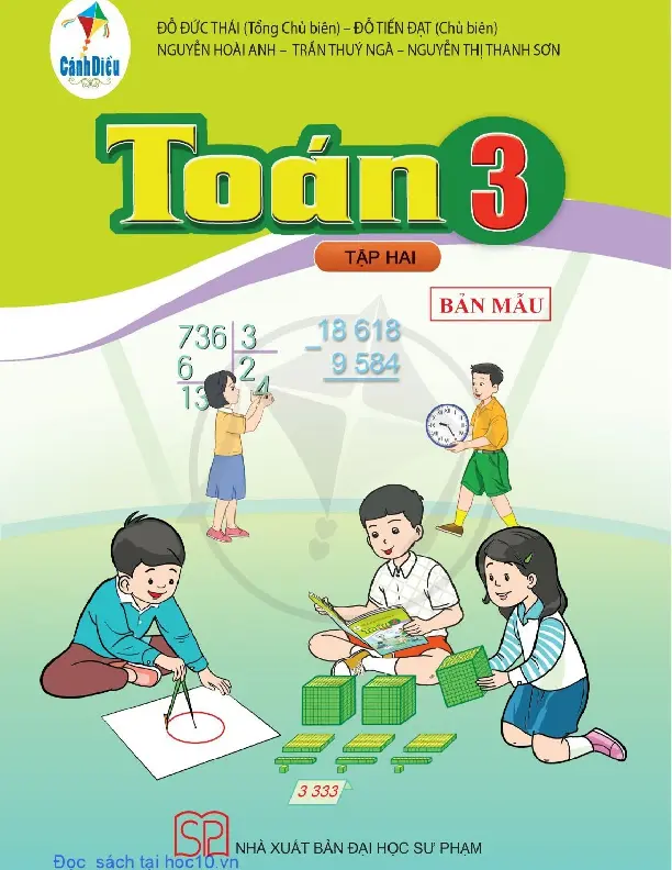 Toán 3 T2 bộ cánh diều