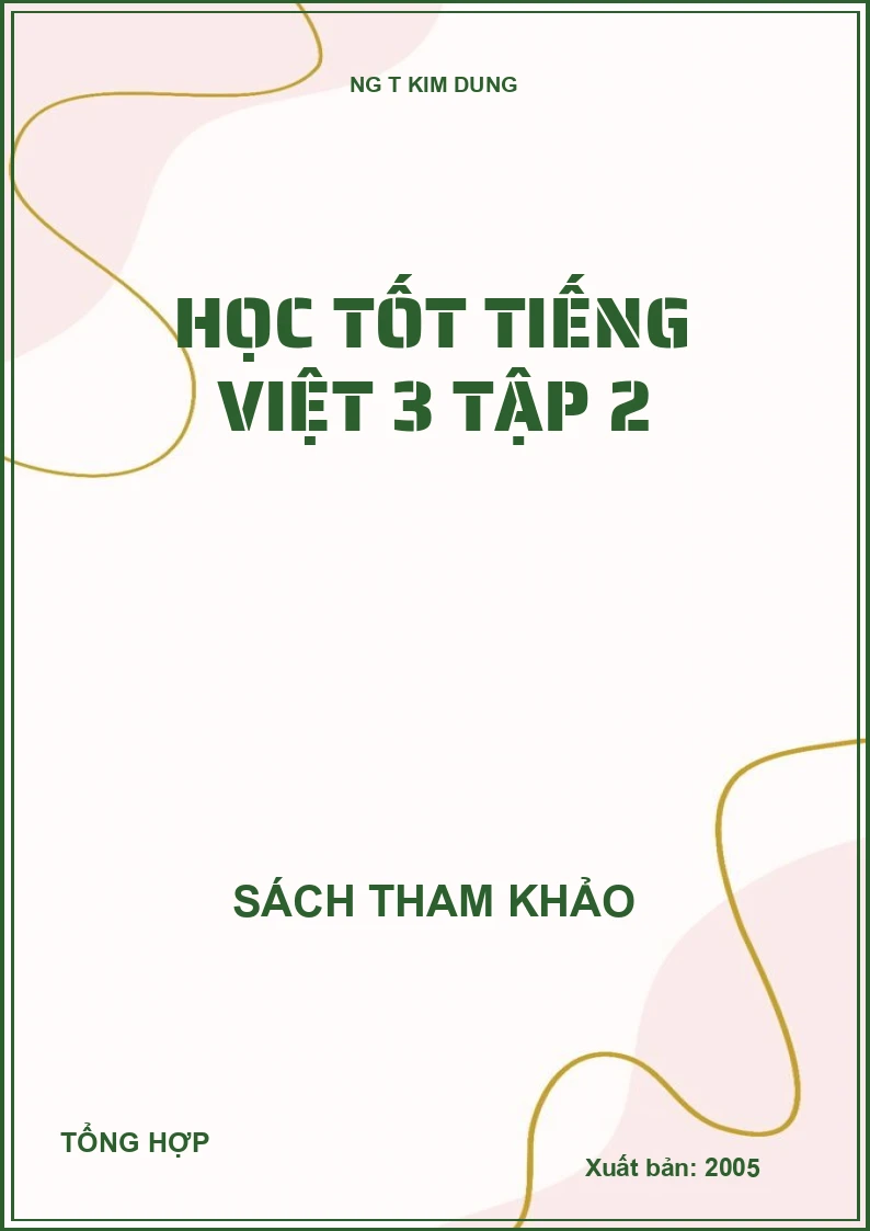Học tốt tiếng việt 3 tập 2