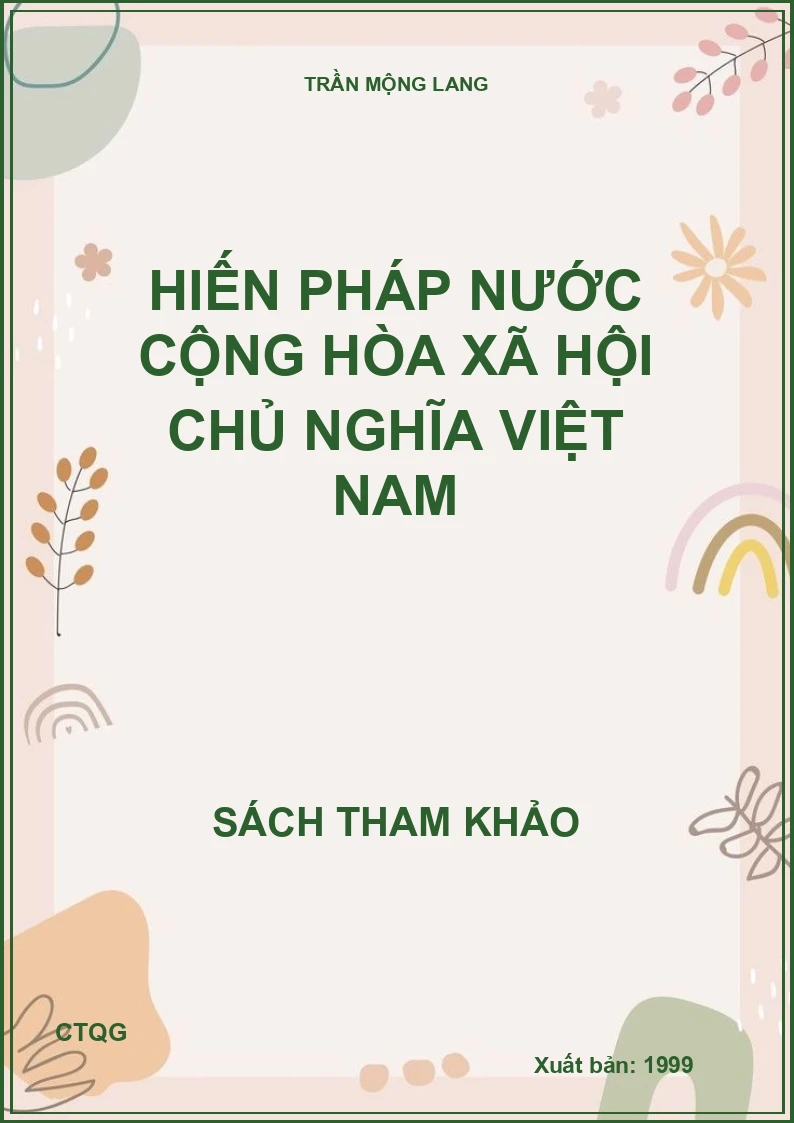 Hiến pháp nước cộng hòa xã hội chủ nghĩa Việt Nam