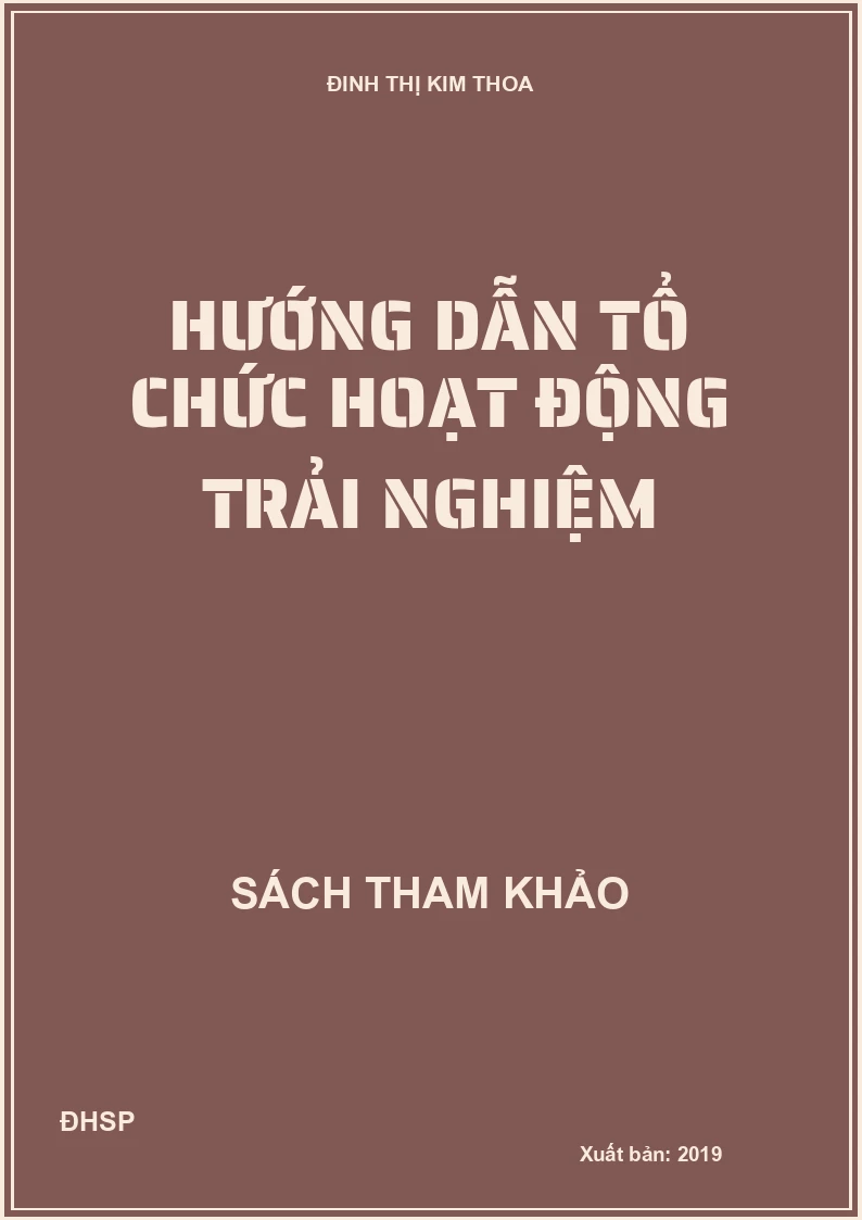 Hướng dẫn tổ chức hoạt động trải nghiệm