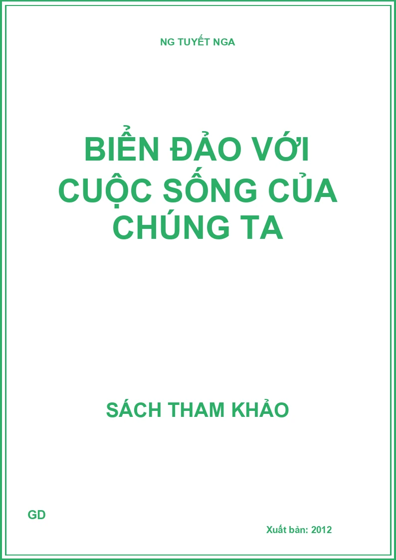 Biển đảo với cuộc sống của chúng ta