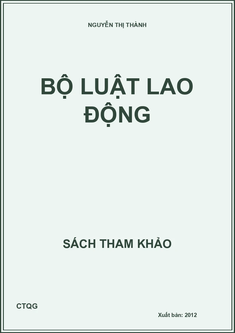 Bộ luật lao động