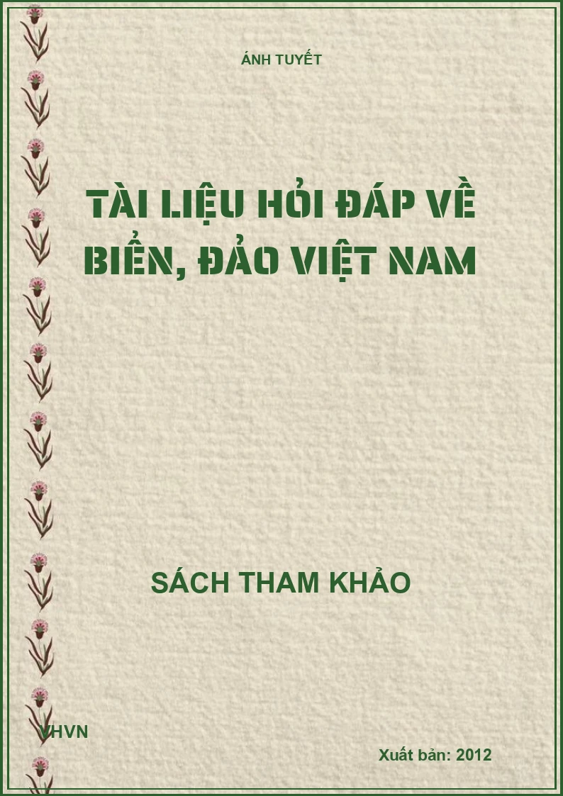 Tài liệu hỏi đáp về biển, đảo Việt Nam