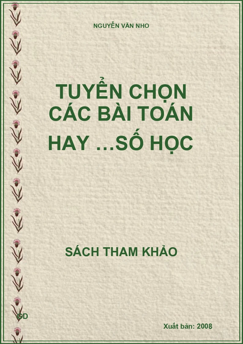 Tuyển chọn các bài toán hay …Số học