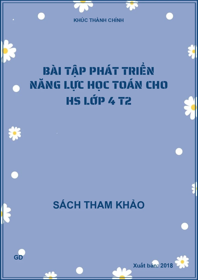 Bài tập phát triển năng lực học toán cho hs lớp 4 T2
