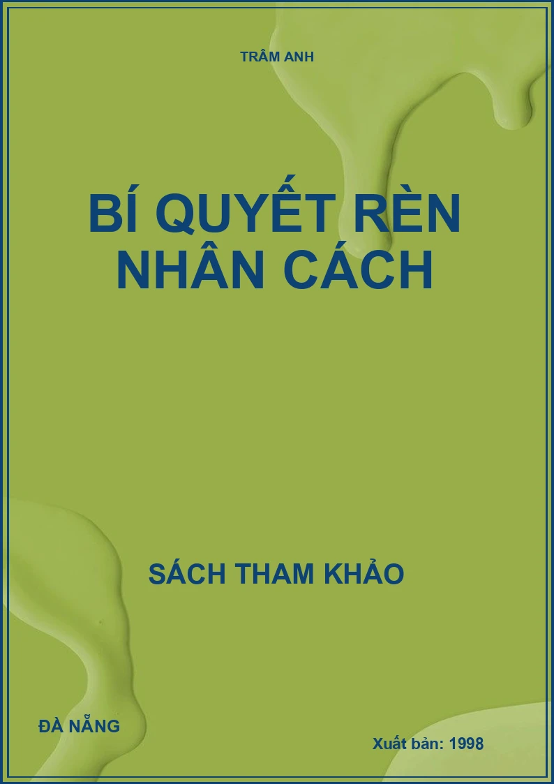 Bí quyết rèn nhân cách