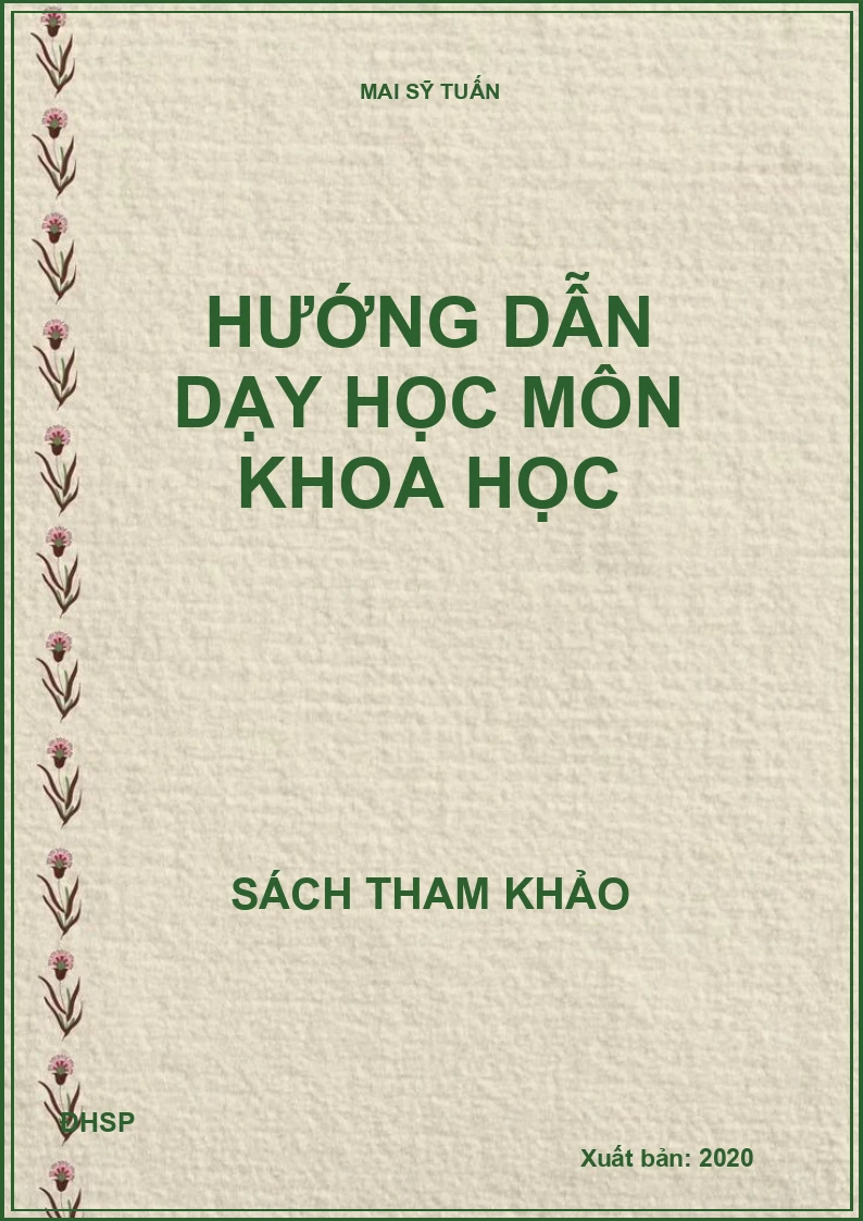 Hướng dẫn dạy học môn khoa học