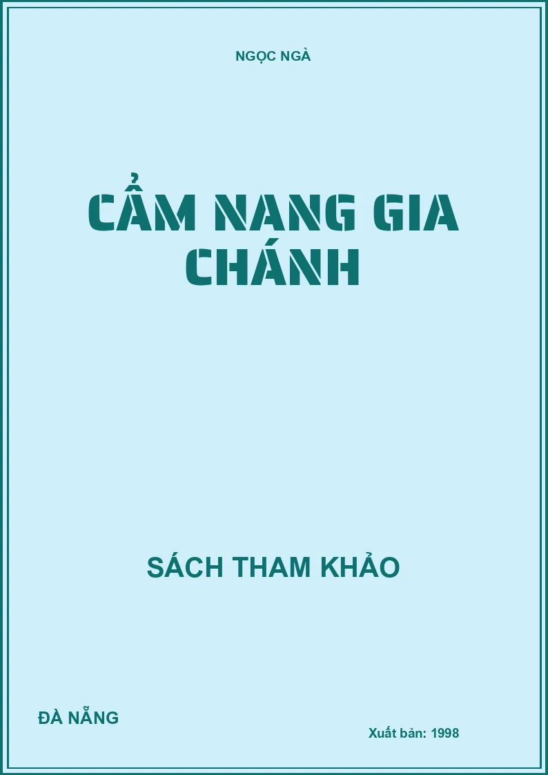 Cẩm nang gia chánh