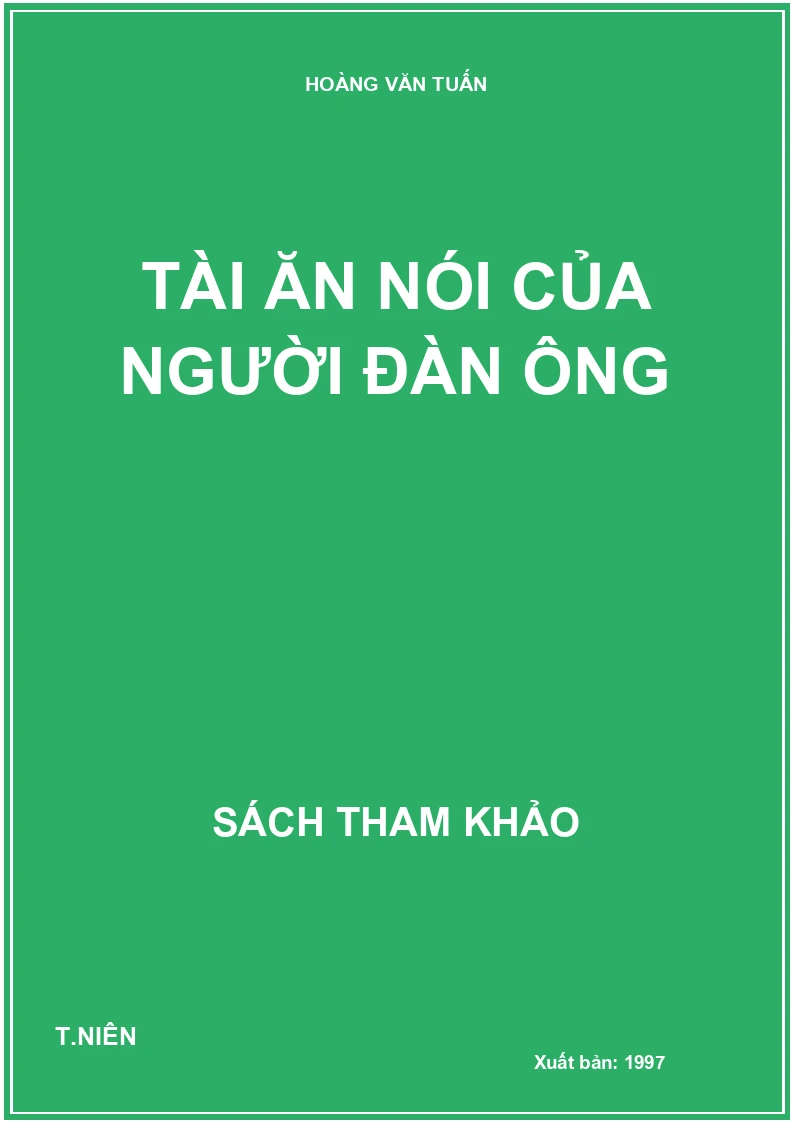 Tài ăn nói của người đàn ông