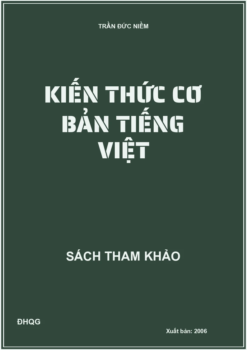 Kiến Thức cơ bản Tiếng Việt