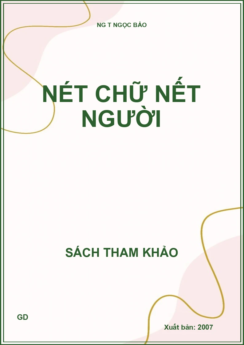 Nét chữ nết người