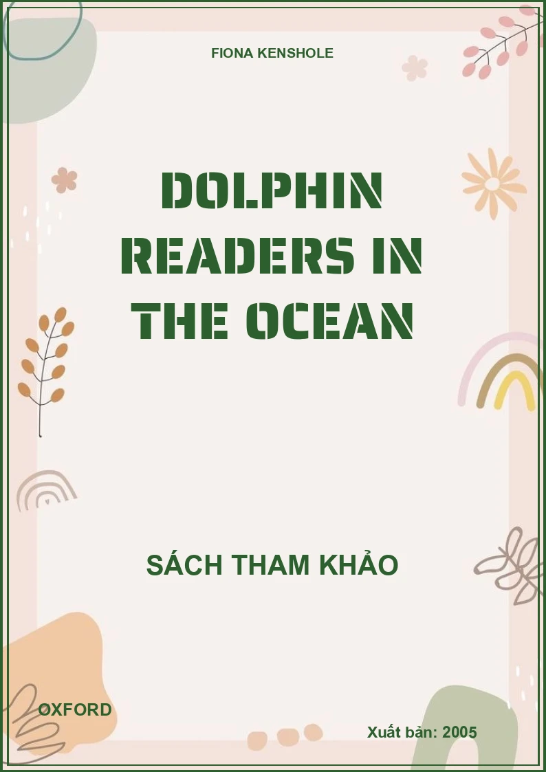 Dolphin readers In the ocean