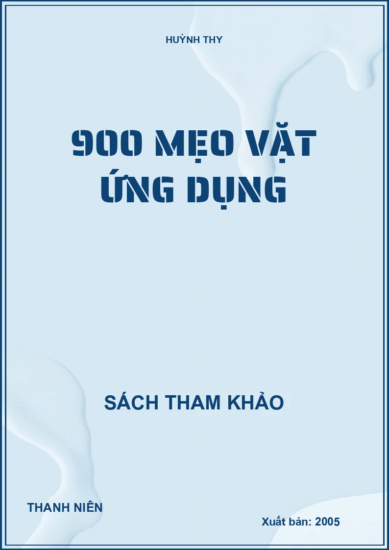 900 mẹo vặt ứng dụng
