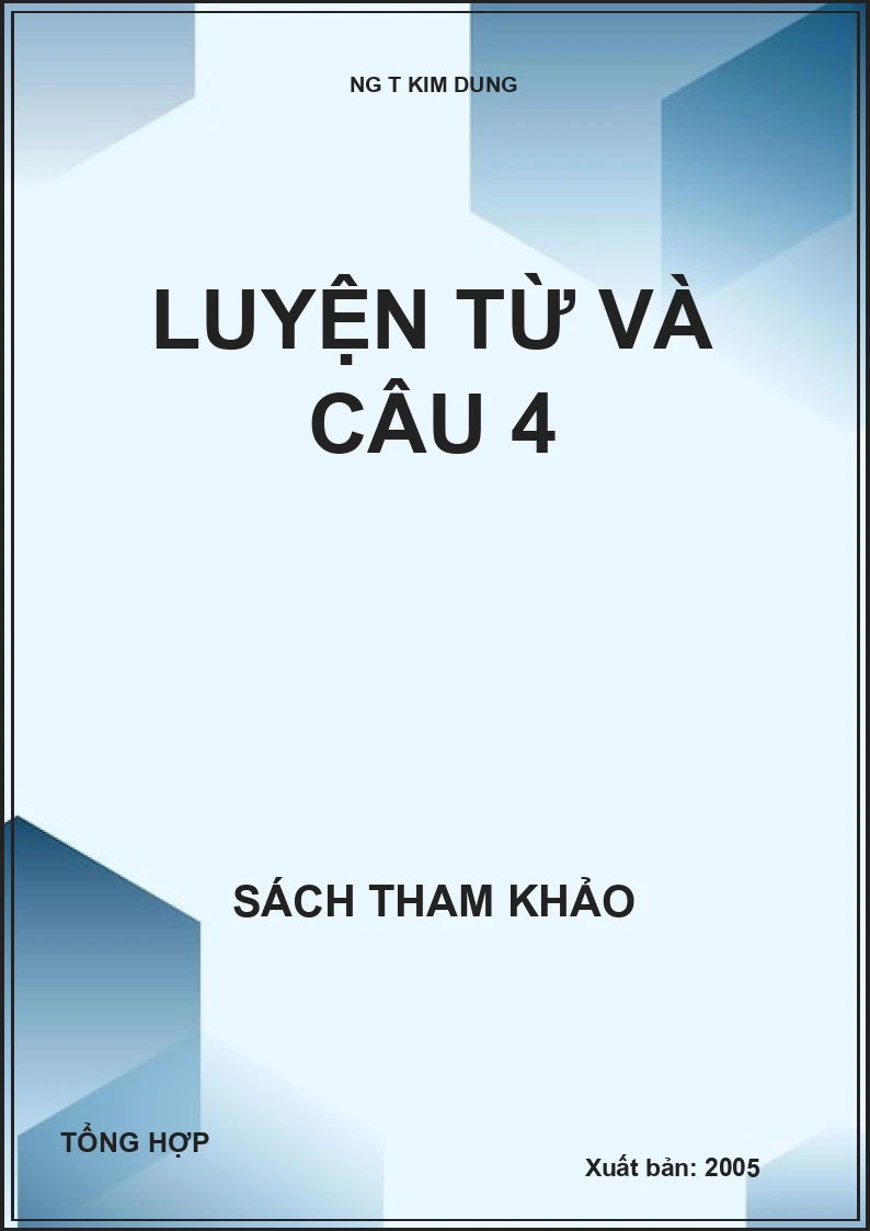 Luyện từ và câu 4