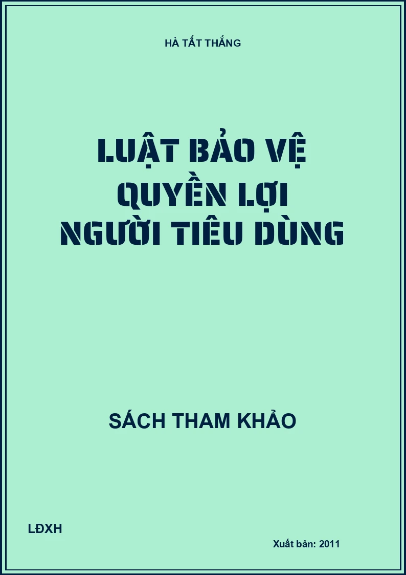 Luật bảo vệ quyền lợi người tiêu dùng