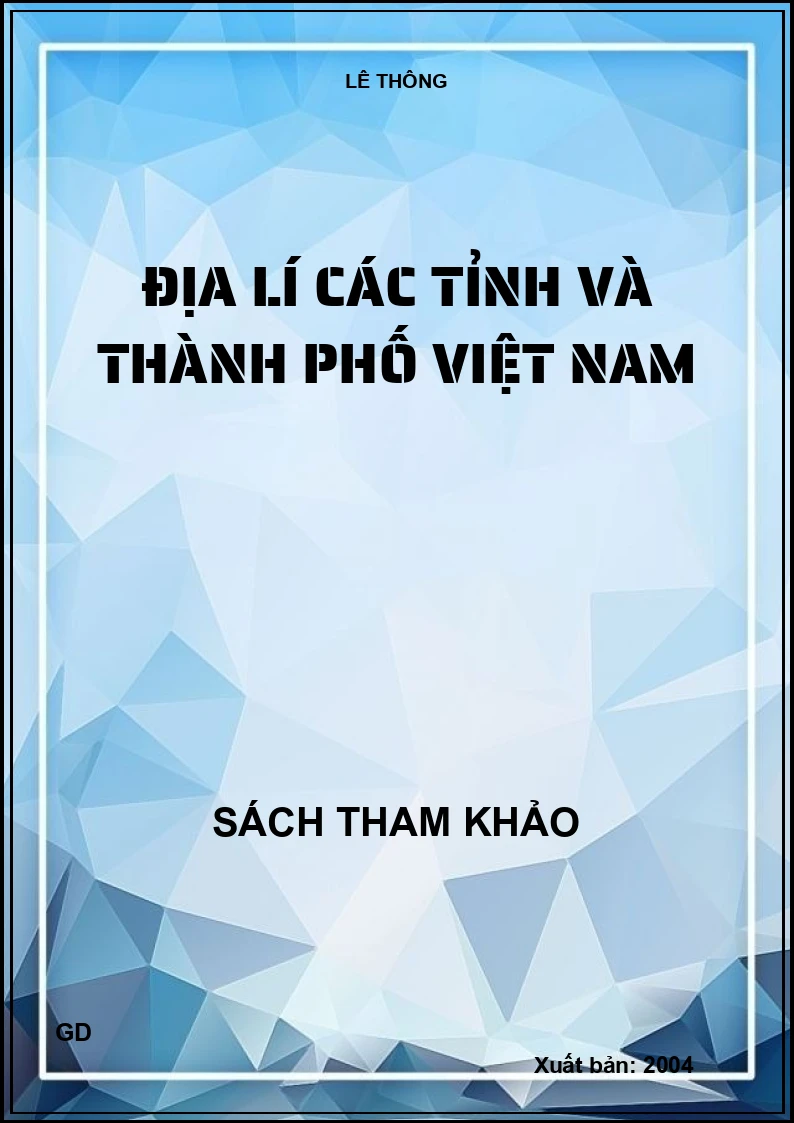 Địa lí các tỉnh và thành phố Việt Nam
