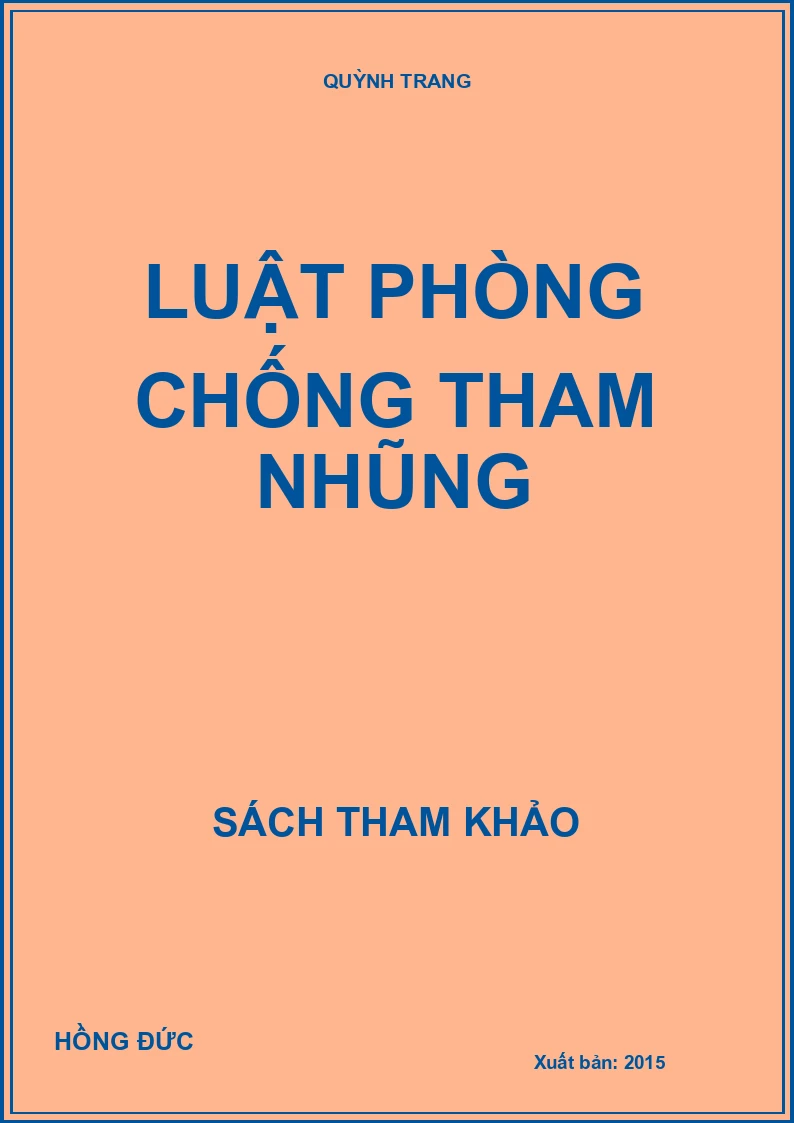 Luật phòng chống tham nhũng
