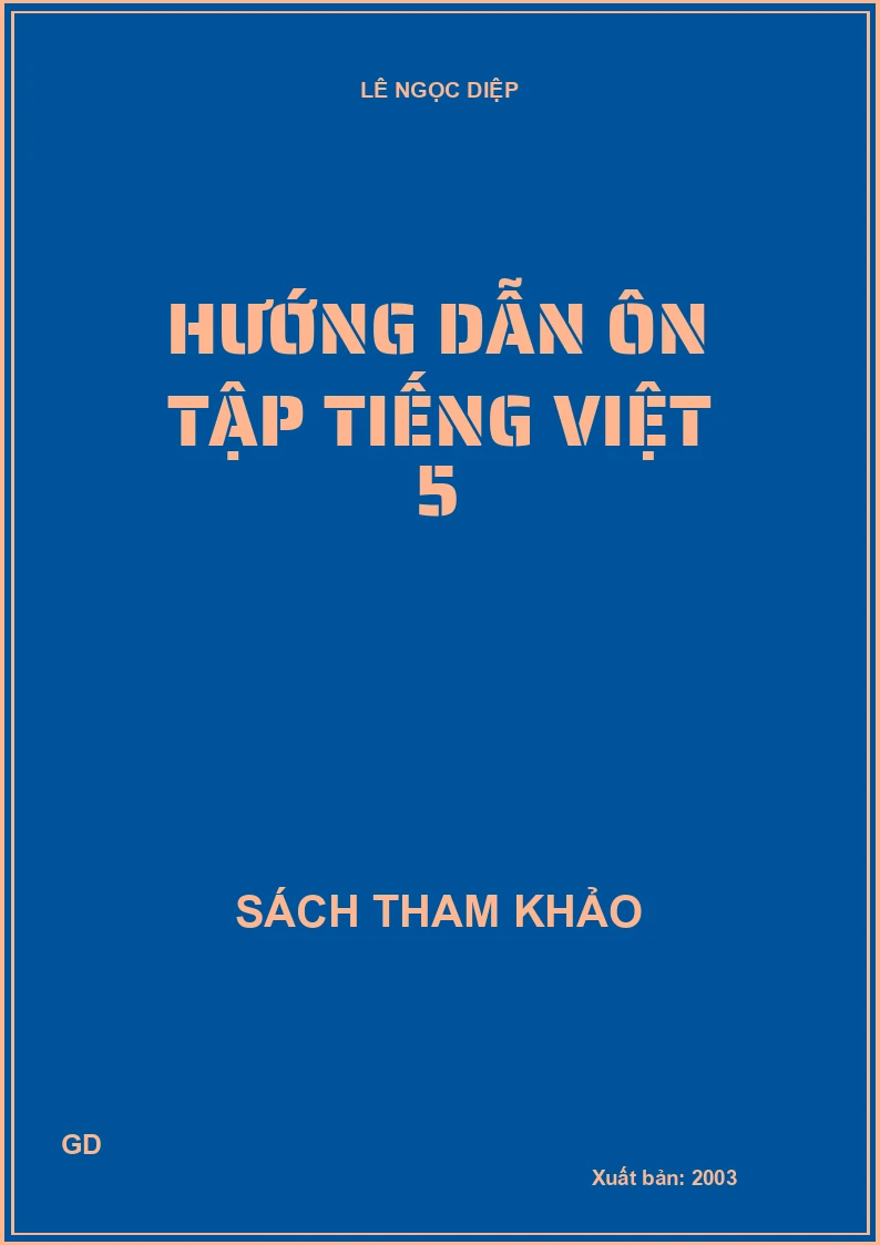 Hướng dẫn ôn tập Tiếng Việt 5