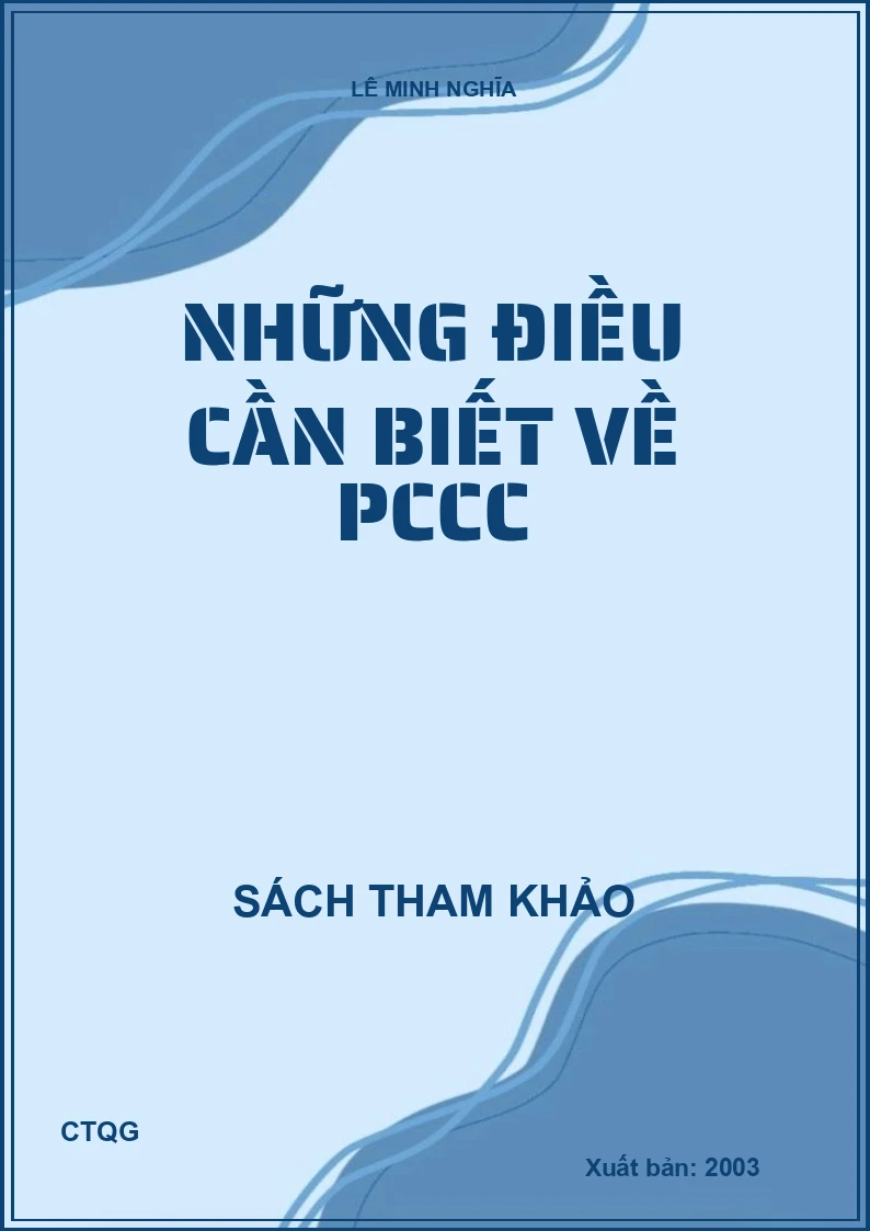 Những điều cần biết về PCCC