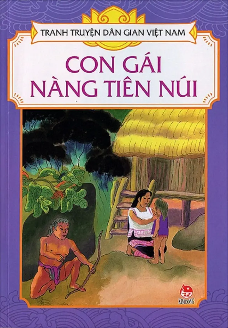 Tranh truyện dân gian Việt Nam. Con gái nàng tiên núi