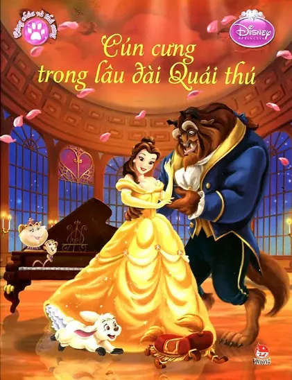 Disney princess. Cún cưng trong lâu đài quái thú
