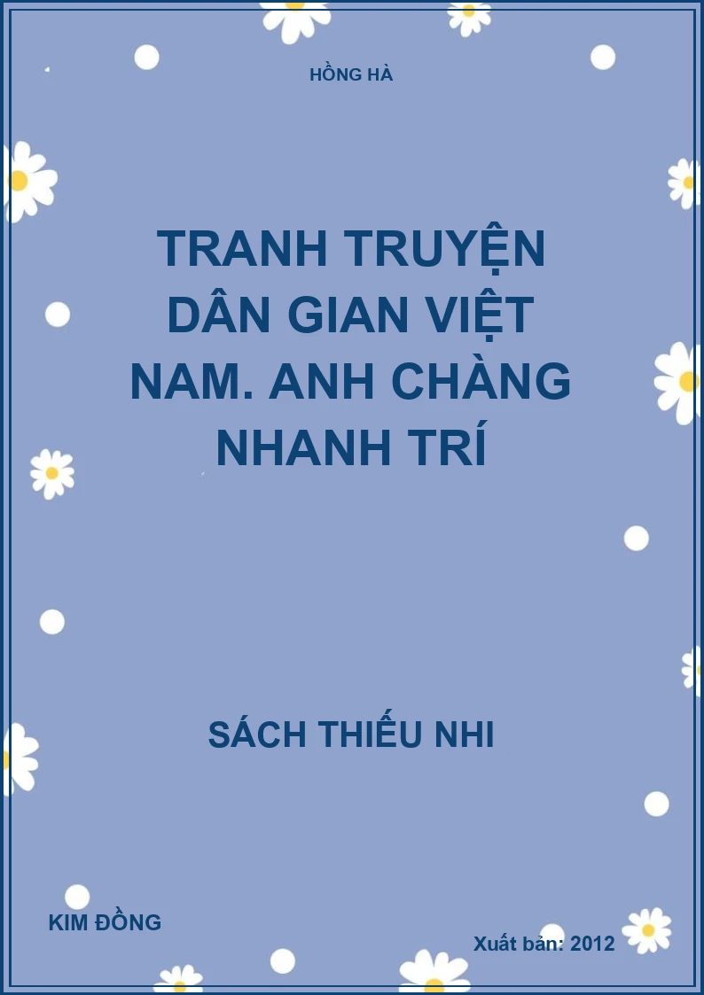 Tranh truyện dân gian Việt Nam. Anh chàng nhanh trí