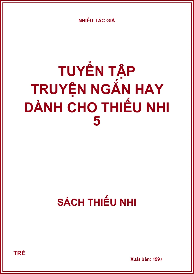 Tuyển tập truyện ngắn hay dành cho thiếu nhi 5