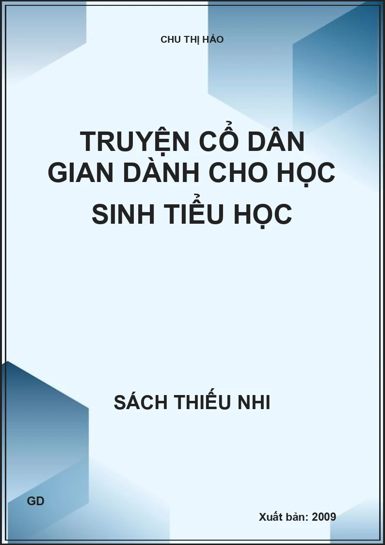 Truyện cổ dân gian dành cho học sinh tiểu học