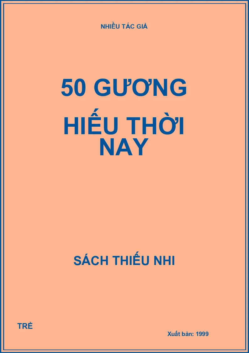 50 gương hiếu thời nay