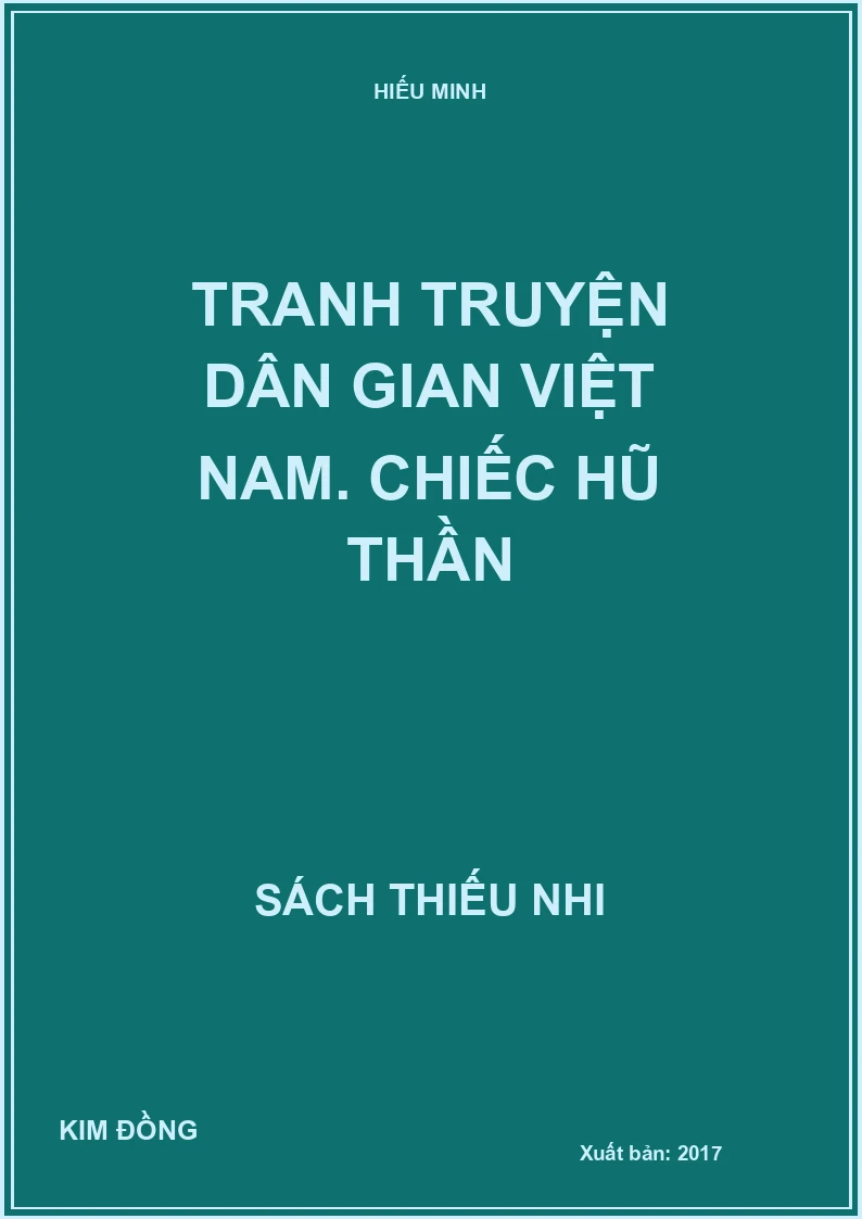 Tranh truyện dân gian Việt Nam. Chiếc hũ thần