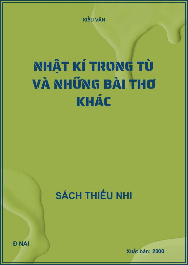 Nhật kí trong tù và những bài thơ khác