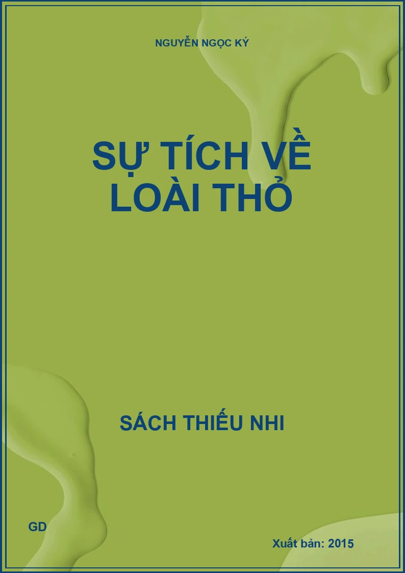 Sự tích về loài thỏ