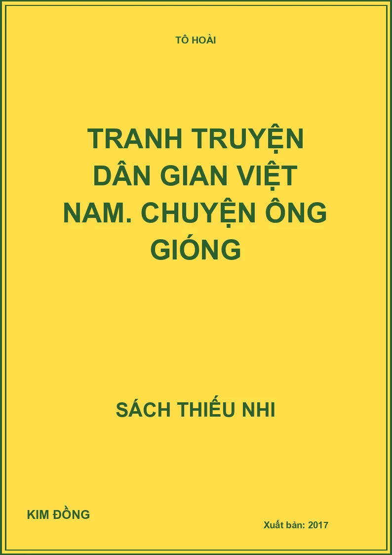 Tranh truyện dân gian Việt Nam. Chuyện ông Gióng