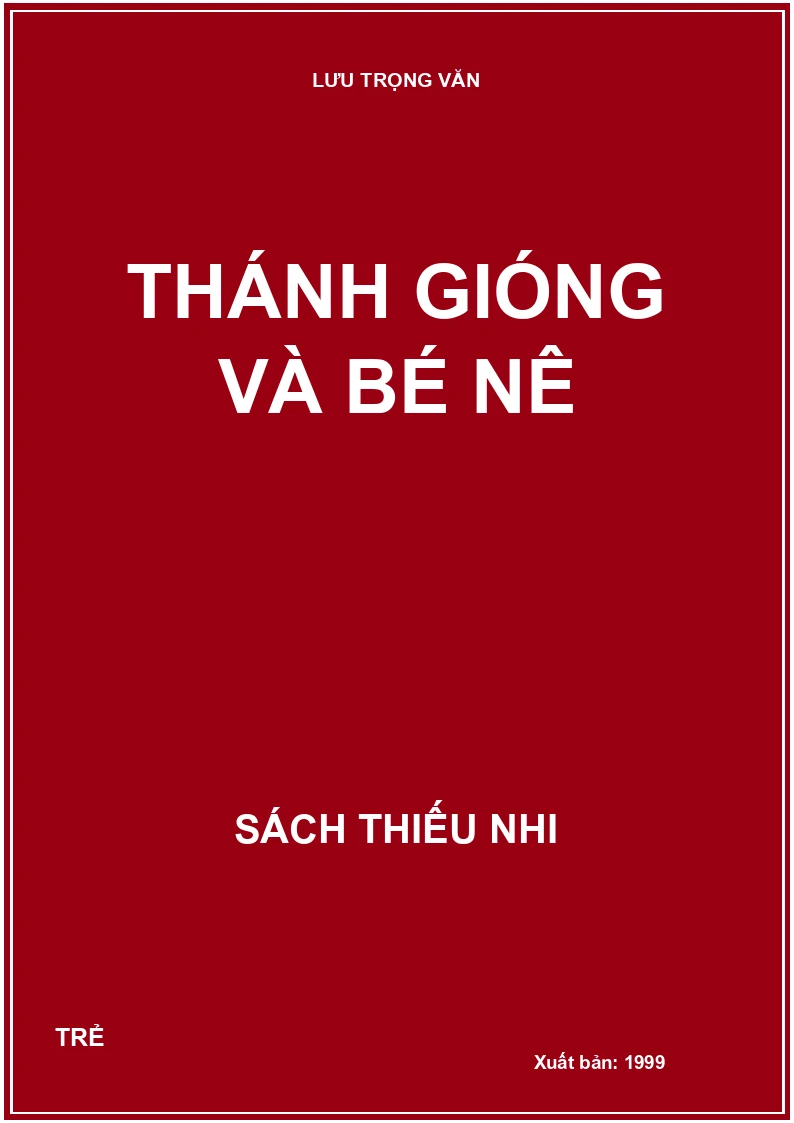 Thánh gióng và bé nê