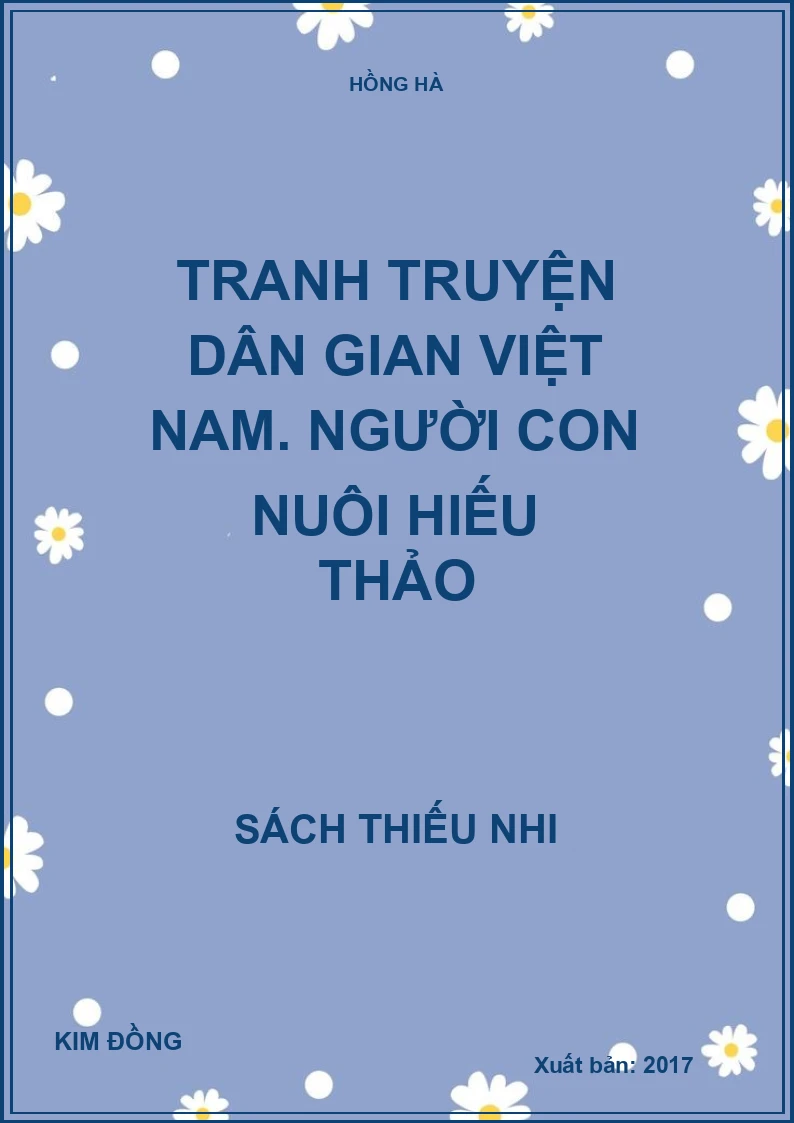 Tranh truyện dân gian Việt Nam. Người con nuôi hiếu thảo