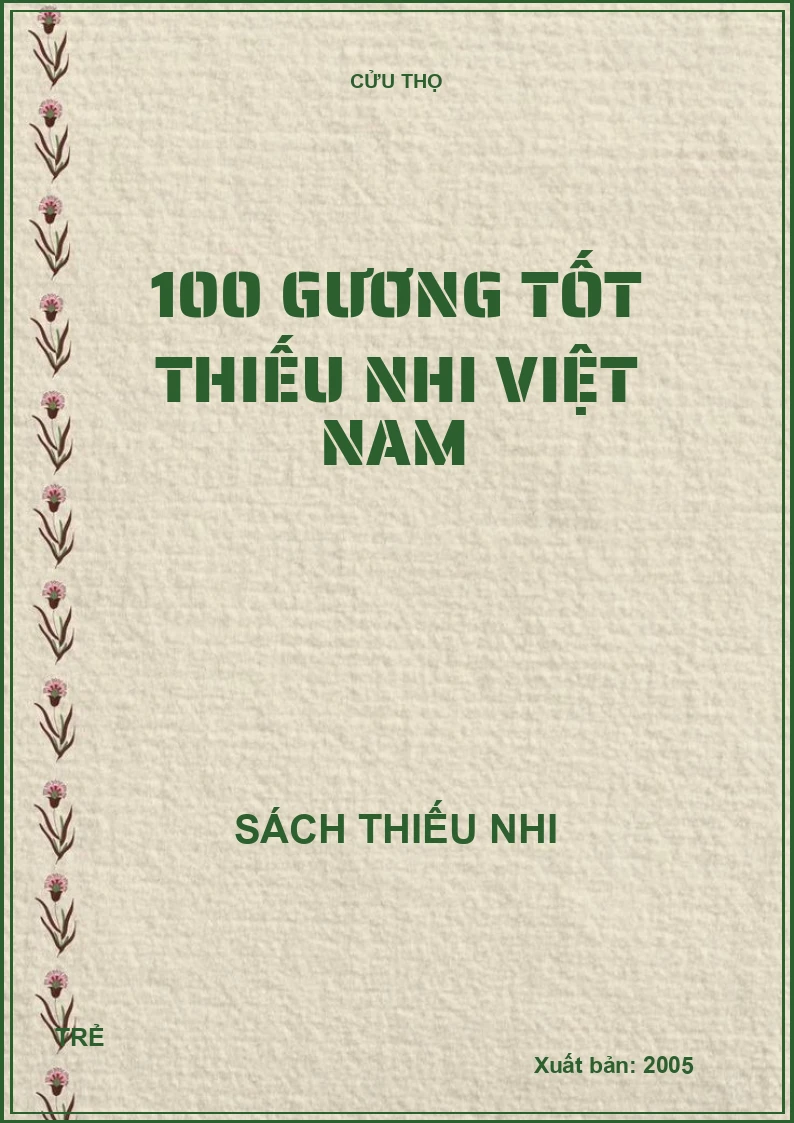 100 gương tốt thiếu nhi Việt Nam